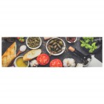 vidaXL Covor de bucătărie lavabil Wine & Dinner, 45x150 cm, catifea