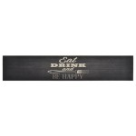 vidaXL Covor de bucătărie lavabil Kitchen, negru, 60x300 cm, catifea vidaXL Covor de bucătărie lavabil Kitchen, negru, 60x300 cm, catifea
