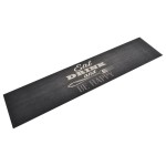 vidaXL Covor de bucătărie lavabil Kitchen, negru, 60x300 cm, catifea vidaXL Covor de bucătărie lavabil Kitchen, negru, 60x300 cm, catifea