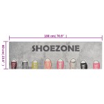 vidaXL Covor de bucătărie lavabil Shoezone, 60x180cm, catifea vidaXL Covor de bucătărie lavabil Shoezone, 60x180cm, catifea