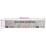 vidaXL Covor de bucătărie lavabil Shoezone, 60x300 cm, catifea vidaXL Covor de bucătărie lavabil Shoezone, 60x300 cm, catifea
