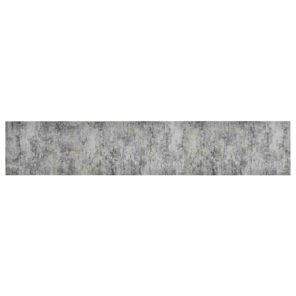 vidaXL Covor de bucătărie lavabil Beton, 60x300 cm, catifea