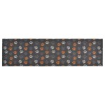 vidaXL Covor de bucătărie lavabil Paws, 45x150 cm, catifea vidaXL Covor de bucătărie lavabil Paws, 45x150 cm, catifea