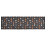 vidaXL Covor de bucătărie lavabil Paws, 60x180cm, catifea vidaXL Covor de bucătărie lavabil Paws, 60x180cm, catifea