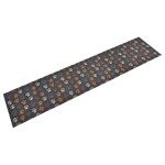vidaXL Covor de bucătărie lavabil Paws, 60x300 cm, catifea vidaXL Covor de bucătărie lavabil Paws, 60x300 cm, catifea
