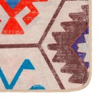 vidaXL Covor lavabil, multicolor, 80x150 cm, anti-alunecare