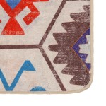 vidaXL Covor lavabil, multicolor, 80x300 cm, anti-alunecare