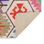 vidaXL Covor lavabil anti-alunecare, multicolor, 160x230 cm