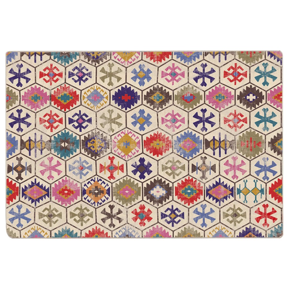 vidaXL Covor lavabil, multicolor, 190x300 cm, anti-alunecare