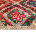 vidaXL Covor lavabil anti-alunecare, multicolor, 160x230 cm