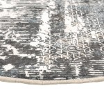 vidaXL Covor lavabil, multicolor, Ø 120 cm, anti-alunecare