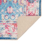 vidaXL Covor lavabil, multicolor, 80x150 cm, anti-alunecare