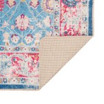 vidaXL Covor lavabil, multicolor, 80x300 cm, anti-alunecare