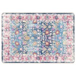 vidaXL Covor lavabil anti-alunecare, multicolor, 160x230 cm
