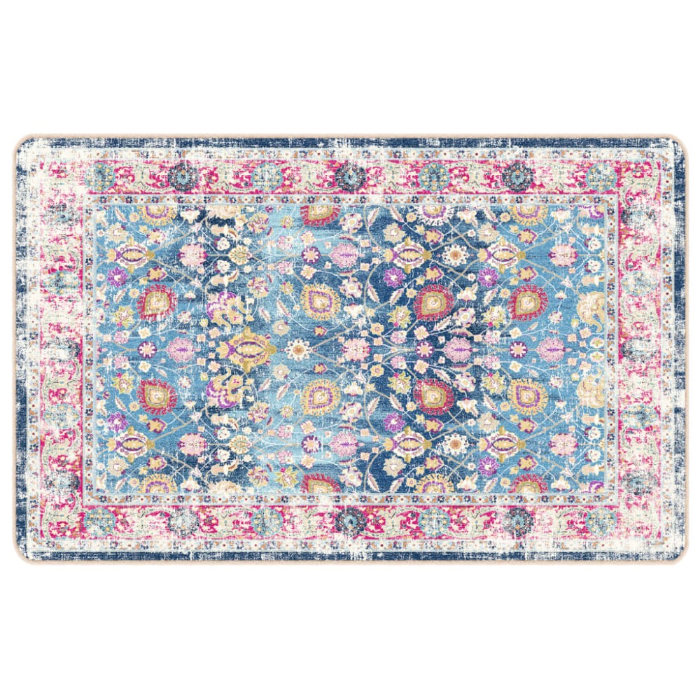 vidaXL Covor lavabil, multicolor, 190x300 cm, anti-alunecare
