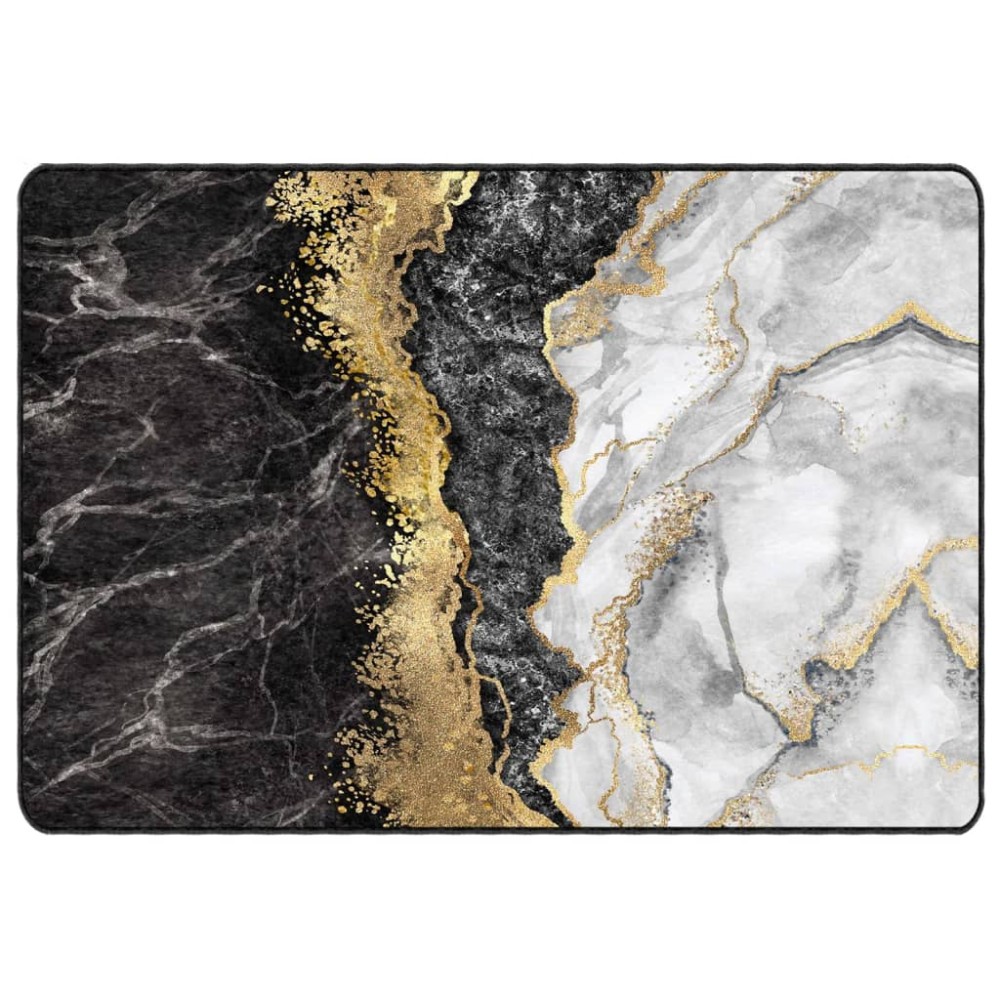 vidaXL Covor lavabil anti-alunecare, multicolor, 160x230 cm