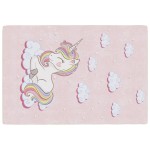 vidaXL Covor copii, roz unicorn, 160x230 cm, lavabil, anti-alunecare vidaXL Covor copii, roz unicorn, 160x230 cm, lavabil, anti-alunecare