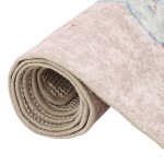 vidaXL Covor copii, roz unicorn, 160x230 cm, lavabil, anti-alunecare vidaXL Covor copii, roz unicorn, 160x230 cm, lavabil, anti-alunecare