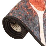 vidaXL Covor bucătărie, multicolor, 60x180 cm, lavabil, anti-alunecare vidaXL Covor bucătărie, multicolor, 60x180 cm, lavabil, anti-alunecare