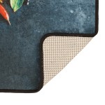 vidaXL Covor bucătărie, multicolor, 60x180 cm, lavabil, anti-alunecare vidaXL Covor bucătărie, multicolor, 60x180 cm, lavabil, anti-alunecare