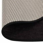 vidaXL Covor lavabil, antracit, Ø 200 cm, anti-alunecare