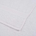 vidaXL Prosoape de oaspeți, FROGN, 10 buc., alb, 30x50 cm, 360 g/m²