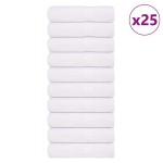 vidaXL Prosoape de baie 25 buc alb 100x150 cm 360 g/m² 100% bumbac vidaXL Prosoape de baie 25 buc alb 100x150 cm 360 g/m² 100% bumbac