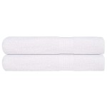 vidaXL Prosoape pentru saună 2 buc alb 80x200 cm 360 g/m² 100% bumbac vidaXL Prosoape pentru saună 2 buc alb 80x200 cm 360 g/m² 100% bumbac