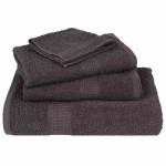vidaXL Prosoape de baie 50 buc. FROGN antracit 30x30 cm 100% bumbac vidaXL Prosoape de baie 50 buc. FROGN antracit 30x30 cm 100% bumbac