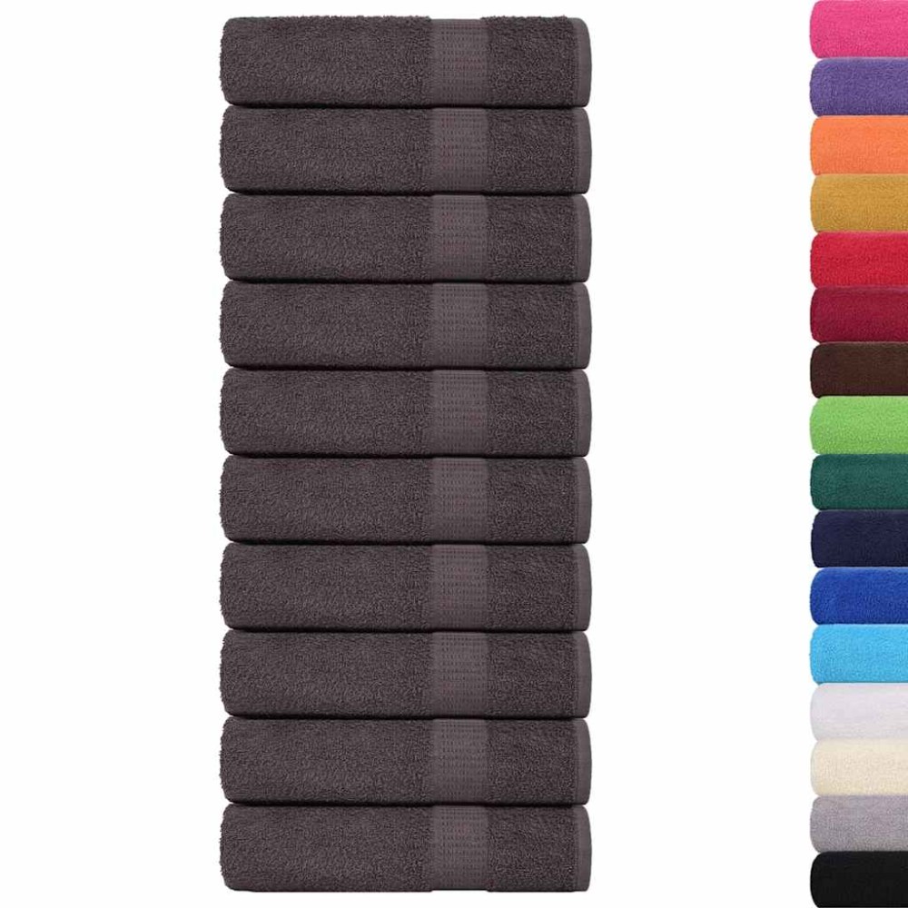 vidaXL Prosoape de duș 25 buc Antracit 70x140 cm 360 g/m² 100% bumbac