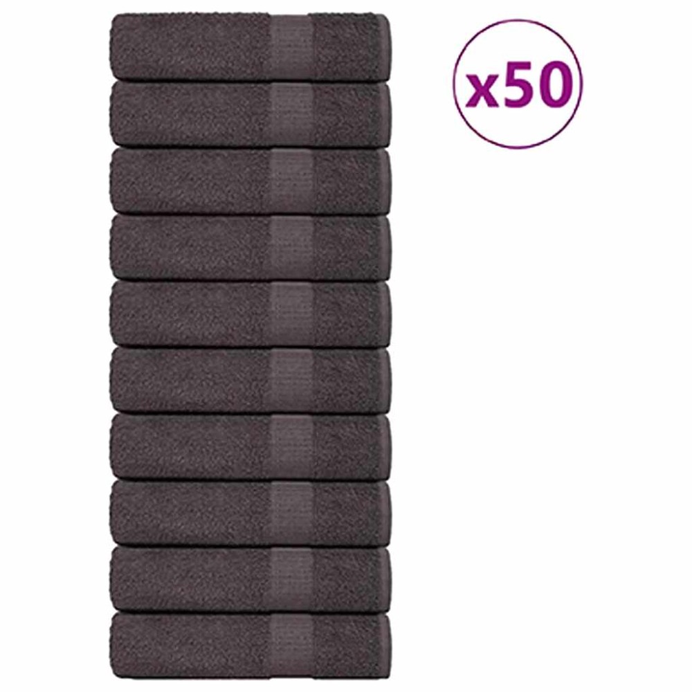 vidaXL Prosoape de duș 25 buc Antracit 70x140 cm 360 g/m² 100% bumbac
