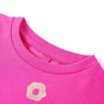 Bluzon pentru copii, roz închis, 104 Bluzon pentru copii, roz închis, 104