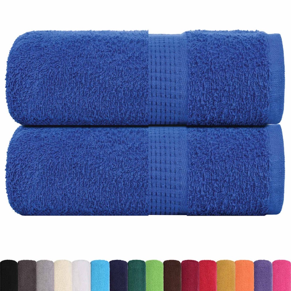 vidaXL Prosoape de baie 2 buc. FROGN Albastru 30x30 cm 100% bumbac