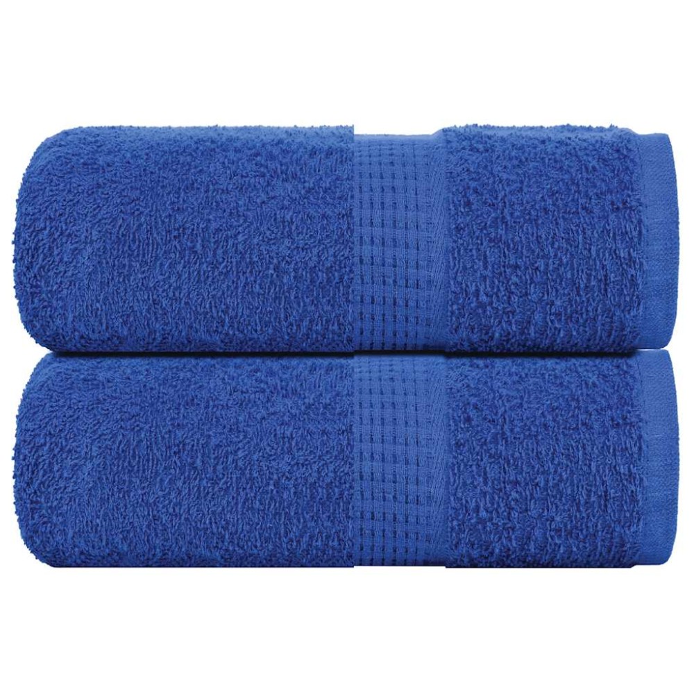 vidaXL Prosoape de baie 2 buc. FROGN Albastru 30x30 cm 100% bumbac