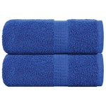 vidaXL Prosoape de baie 2 buc. FROGN Albastru 30x30 cm 100% bumbac vidaXL Prosoape de baie 2 buc. FROGN Albastru 30x30 cm 100% bumbac