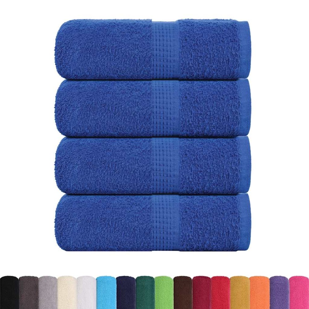 vidaXL Prosoape de baie 4 buc. FROGN Albastru 30x30 cm 100% bumbac