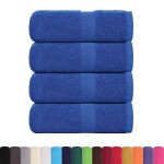 vidaXL Prosoape de baie 4 buc. FROGN Albastru 30x30 cm 100% bumbac vidaXL Prosoape de baie 4 buc. FROGN Albastru 30x30 cm 100% bumbac