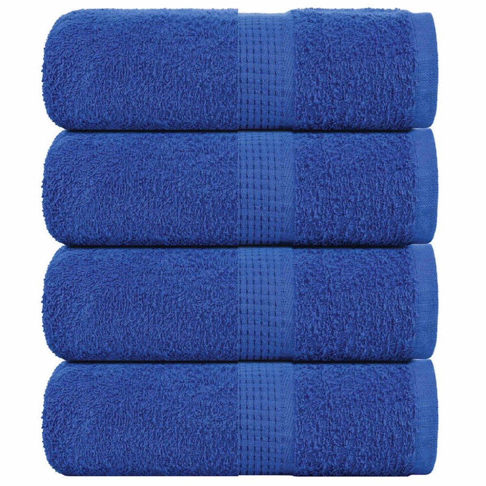vidaXL Prosoape de baie 4 buc. FROGN Albastru 30x30 cm 100% bumbac