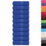 vidaXL Prosoape de baie 10 buc. FROGN Albastru 30x30 cm 100% bumbac vidaXL Prosoape de baie 10 buc. FROGN Albastru 30x30 cm 100% bumbac