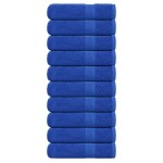 vidaXL Prosoape de baie 10 buc Albastru 100x150cm 360 g/m² 100% bumbac