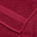 vidaXL Prosoape de baie 2 buc. FROGN Bordeaux 30x30 cm 100% bumbac vidaXL Prosoape de baie 2 buc. FROGN Bordeaux 30x30 cm 100% bumbac