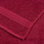 vidaXL Prosoape de duș 2 buc Bordeaux 70x140 cm 360 g/m² 100% bumbac vidaXL Prosoape de duș 2 buc Bordeaux 70x140 cm 360 g/m² 100% bumbac