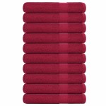 vidaXL Prosoape pentru saună 10 buc Bordeaux 360 g/m² 100% bumbac vidaXL Prosoape pentru saună 10 buc Bordeaux 360 g/m² 100% bumbac