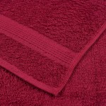 vidaXL Prosoape 10 buc Bordeaux 100x200 cm 360 g/m² 100% bumbac vidaXL Prosoape 10 buc Bordeaux 100x200 cm 360 g/m² 100% bumbac