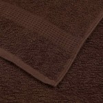 vidaXL Prosoape de baie, 2 buc. FROGN, maro, 30x30 cm, 100% bumbac vidaXL Prosoape de baie, 2 buc. FROGN, maro, 30x30 cm, 100% bumbac