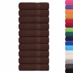 vidaXL Prosoape de baie 10 buc maro 100x150 cm 360 g/m² 100% bumbac vidaXL Prosoape de baie 10 buc maro 100x150 cm 360 g/m² 100% bumbac