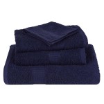 vidaXL Prosoape de baie 2 buc. FROGN albastru marin 30x30 cm 100% bumbac vidaXL Prosoape de baie 2 buc. FROGN albastru marin 30x30 cm 100% bumbac