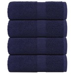 vidaXL Prosoape de baie 4 buc. FROGN albastru marin 30x30 cm 100% bumbac vidaXL Prosoape de baie 4 buc. FROGN albastru marin 30x30 cm 100% bumbac