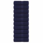 vidaXL Prosoape de baie 10 buc. FROGN Albastru marin 30x30 cm 100% bumbac vidaXL Prosoape de baie 10 buc. FROGN Albastru marin 30x30 cm 100% bumbac