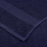 vidaXL Prosoape pentru saună 2 buc Albastru marin 360 g/m² 100% bumbac